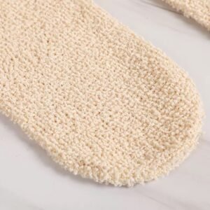 Gants de douche exfoliants